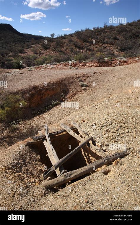 Old Abandoned Mining Shaft Arkaroola Flinders Ranges South Australia