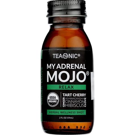 Teaonic My Adrenal Mojo Relax Herbal Wellness Shot 2oz Plantx Us