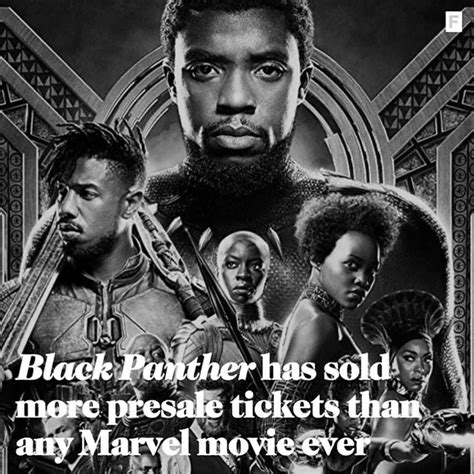 Black Panther Has Sold More Pre Sale Tickets Than Any Marvel Movie Ever