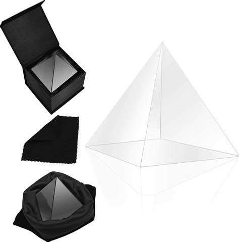 belle vous k9 kristal piramide prisma 8 x 8 x 9 7cm fotografie piramide prisma