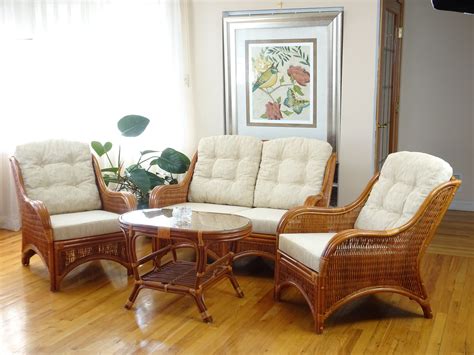 Jam Lounge Set Of 4 Pieces Colonial Color With Cream Cushions Indoor