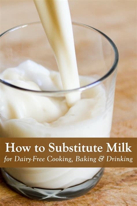 How To Substitute Milk Skim Low Fat Whole Go Dairy Free