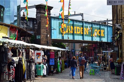 Plan Marché De Camden Market Sur La Carte De Londres