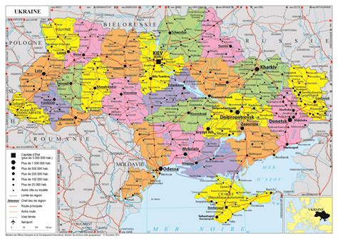 To the north and east it shares a border with russia; Présentation de l'Ukraine - Ministère de l'Europe et des ...