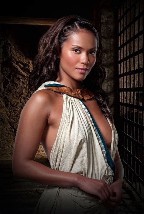 Lesley Ann Brandt As Naevia In Spartacus Gods Of The Arena Lesley