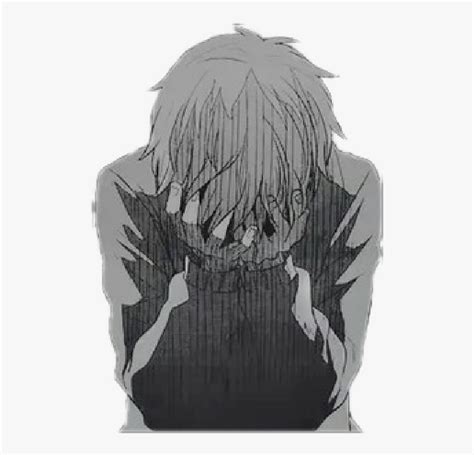 Sad Anime Boy Blank Template Imgflip
