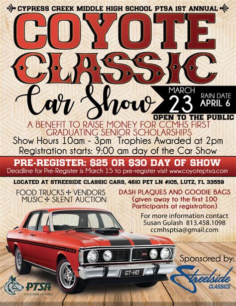 Coyote Classic Car Show Car Show Radar