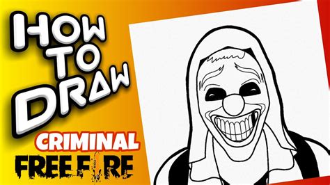 How To Draw Free Fire Red Criminal Free Fire Drawings Como Dibujar