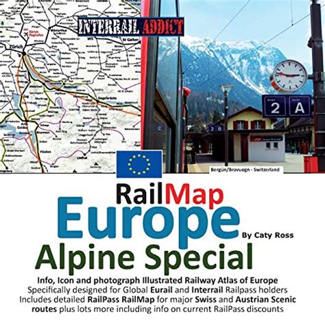 Rail Map Europe Alpine Special Specifically Designed For Global