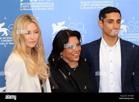 Venice Italy August Kate Hudson Mira Nair And Riz Ahmed Attends The Reluctant
