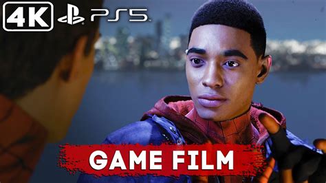 Spider Man Miles Morales Game Film And Only Cutscene Ps5 Gameplay