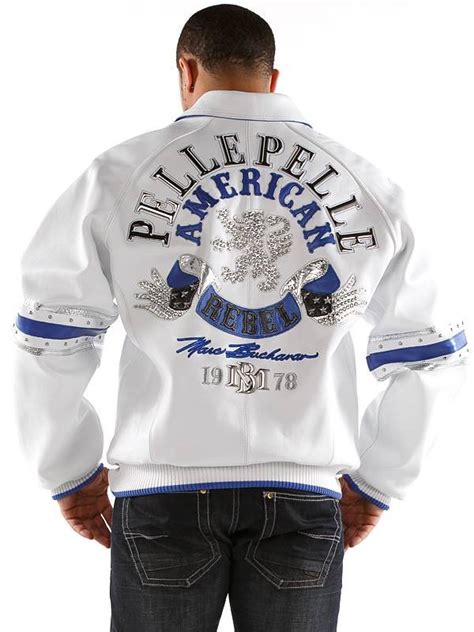 Pelle Pelle Men S American Rebel White Jacket Universal Jacket