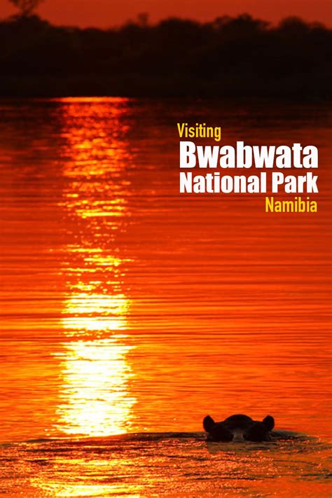 Bwabwata National Park Is One Of Namibias Most Unique Protected Areas