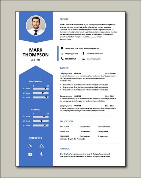 Free Cv Template 46