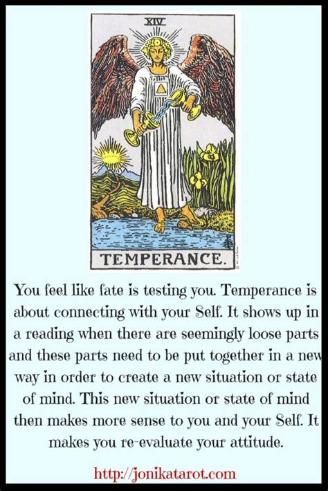 In a love tarot reading, if you are in a relationship, the temperance tarot card is one of the best cards you can get. Blog | Jonika Tarot