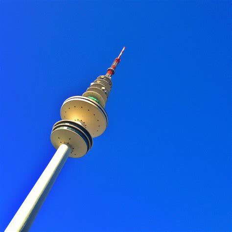 Gambar Arsitektur Biru Penerangan Hamburg Tv Tower Tower Hertz