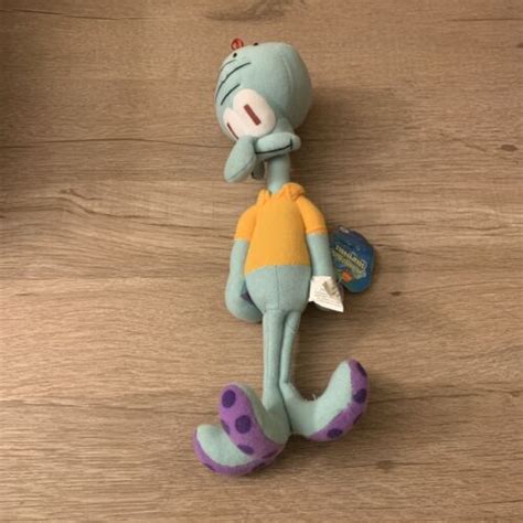 Squidward Nanco Spongebob Squarepants Squidward Plush Tall 12” 2002 Nwt
