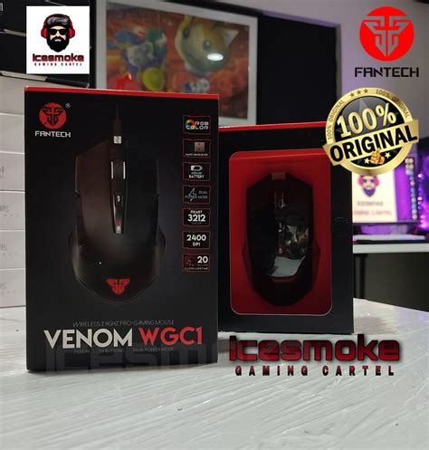 Fantech Venom Wgc1wgc2 Wireless 24ghz Pro Gaming Mouse Rechargeable