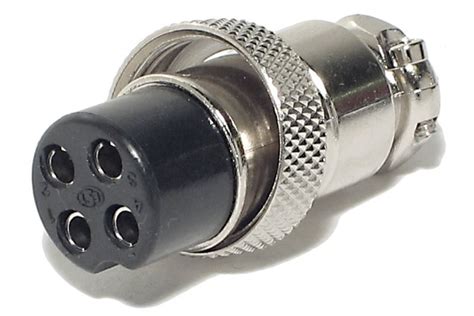 Mic Connector 4 Pin Female Partco