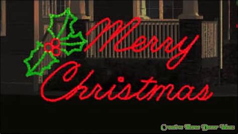 Outdoor Lighted Christmas Signs Ideas The Review Guide