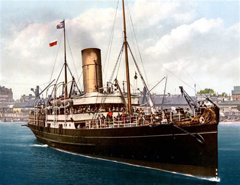 1890 1900 Steamship Lydia Steamship Historical Postcards Old Postcards