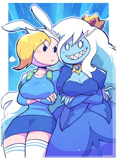 Adventure Time Ice Queen And Fionna