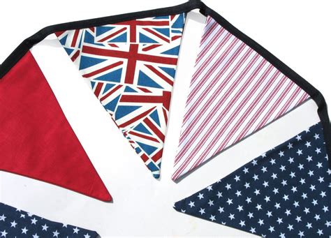 Union Jack Stars And Stripes Flag Bunting Handmade Party Etsy