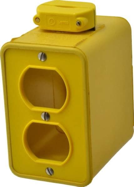 Woodhead Electrical Electrical Portable Outlet Box Rubber Rectangle