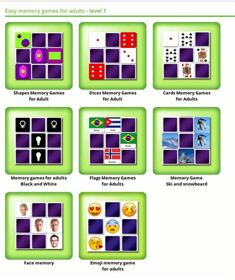 Memozor Memory Games For Seniors