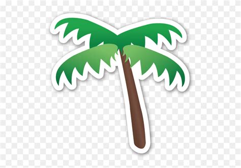 Palm Tree Palm Tree Emoji Png Flyclipart