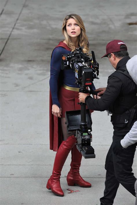 Melissa Benoist Filming Supergirl In Vancouver 12 GotCeleb