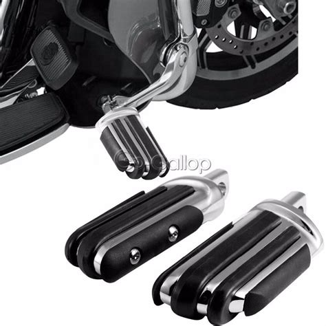 1pair Foot Pegs Rest For Harley Davidson Motorcycle Touring Dyna Male