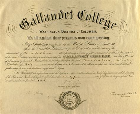 Gallery Of Diplomas William Howard Taft Gallery Of Diplomas