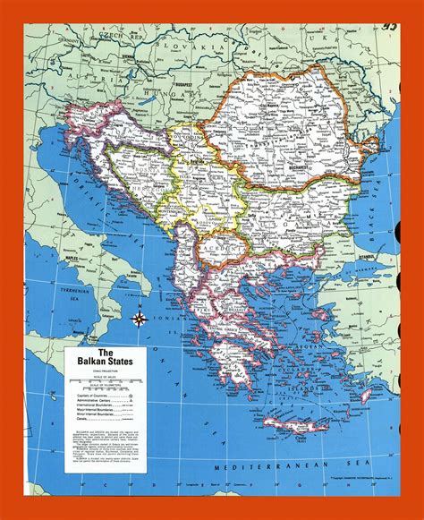 Political Map Of The Balkan States Maps Of Balkans Maps Of Europe