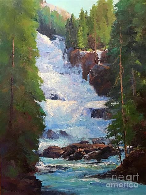 Water Power Painting By Marianne Kuhn Fine Art America