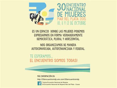 30 Encuentro Nacional De Mujeres Mar Del Plata 2015 Ate Junín