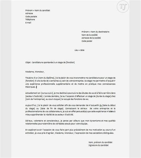 A réception, si le propriétaire est intéressé, il conviendra de passer à l'étape suivante, la rédaction du bail (3 pour utiliser et personnaliser ce modèle de lettre de candidature pour des bureaux professionnels, il vous suffit de faire un « copier & coller » du texte de. modele candidature spontanee - Modele de lettre type