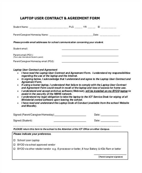 Free 29 Sample Contract Agreement Forms In Pdf Ms Word