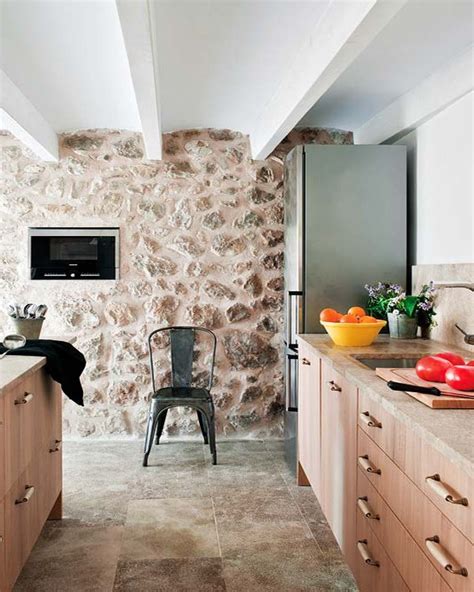 Gorgeous Home Decor With Exposed Stone Walls
