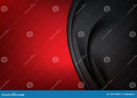 Red Abstract Background Dark And Black Layer Overlaps 002 Stock