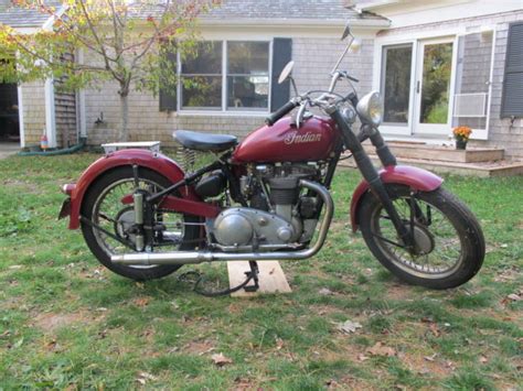 1951 Indian Warrior Motorcycle