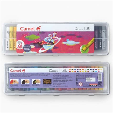 Camel Student Oil Pastels Assorted Pack Of 25 Shades 4329525