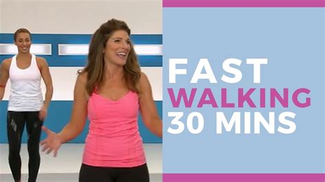 % incline or % decline) of the walking surface, the walker's weight, and the total walking distance and time. FAST Walking in 30 minutes | Fitness Videos - Fitness