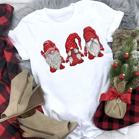 Christmas Gnomes T Shirt Milky Spoon