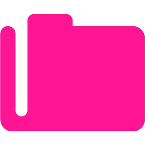 Deep Pink Folder 6 Icon Free Deep Pink Folder Icons