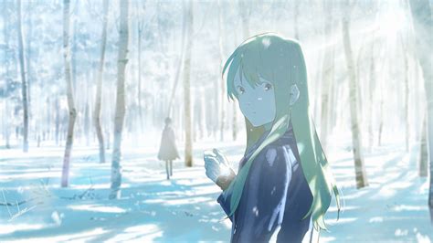 Desktop Wallpaper Anime Girl Turning Back Original Outdoor Hd Image Picture Background 189b76