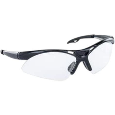 sas safety sas 540 0210 black frame diamondbacks safety glasses with clear lens
