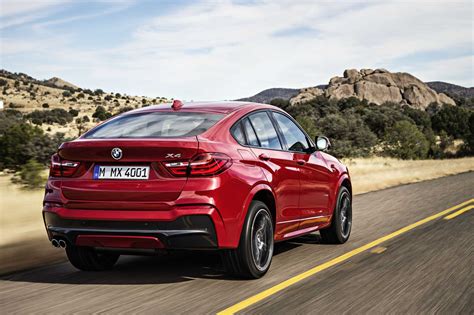 The New Bmw X4 With M Sport Package Melbourne Red Metallic 0214