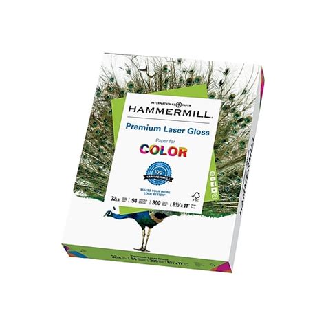 Shop Staples For Hammermill Color Laser Gloss Paper 8 12 X 11hite