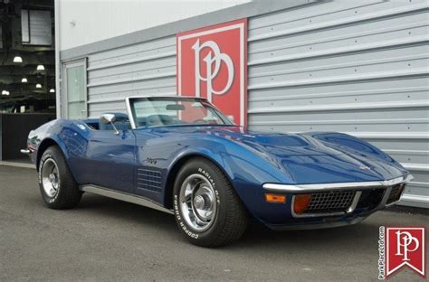 1972 Chevrolet Corvette Stingray Convertible Targa Blue Metallic